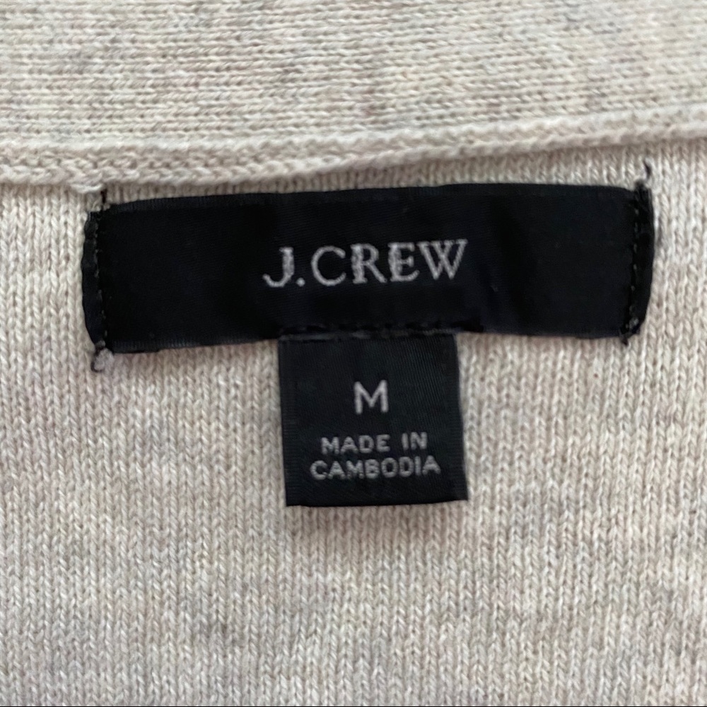 NWOT J. Crew dotted cotton cardigan - Picture 3 of 9
